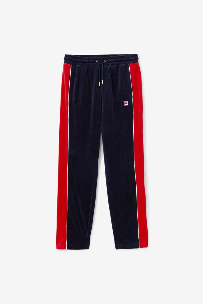 Fila Pants Mens Navy Cima Velour - Ireland 34017-PERX